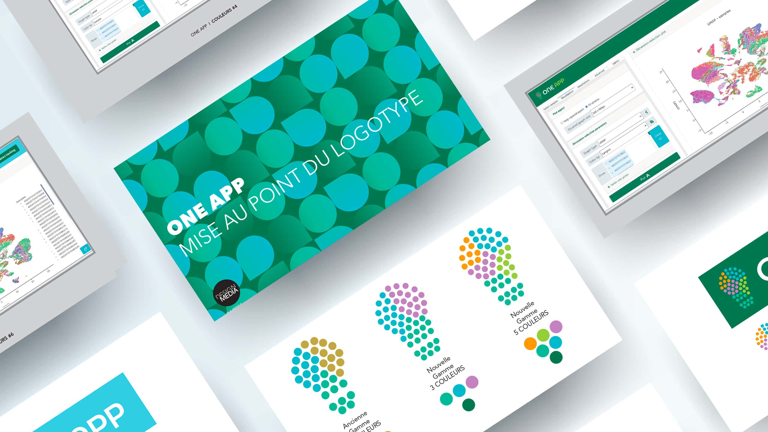 ONE BIOSCIENCES - Création du logotype pour l’application "one app"